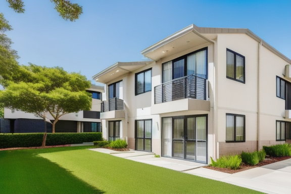 Modern multifamily property