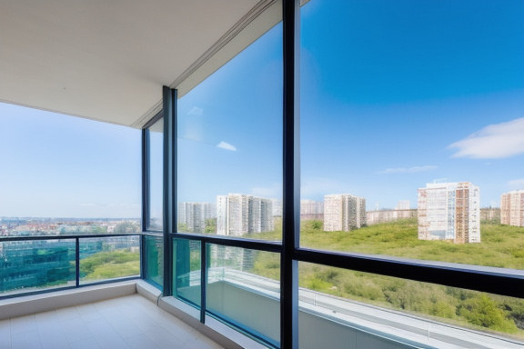 Modern apartment building