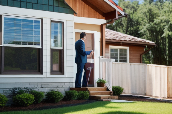 Homeowner reviewing property insurance policy
