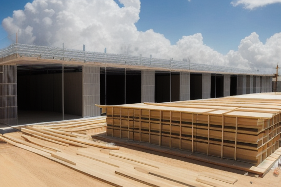 Construção de um edifício