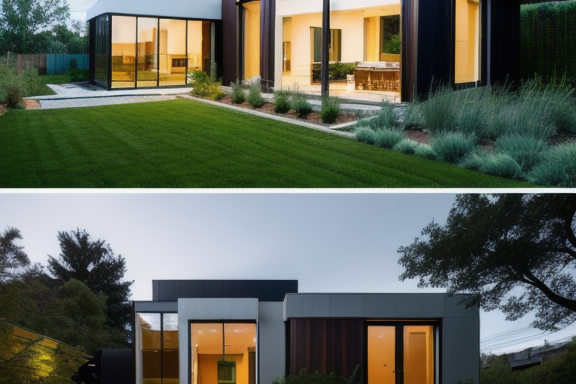 Renovated abandoned house