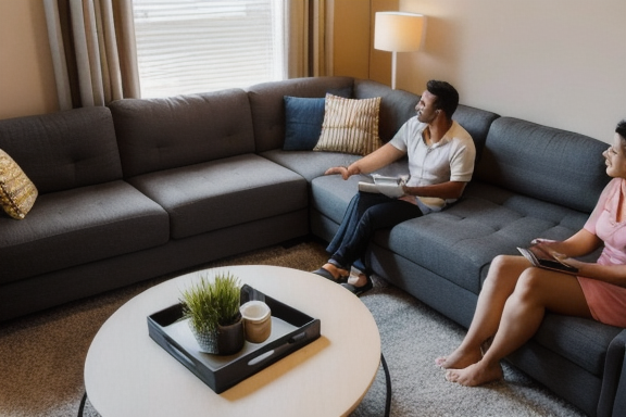 Group of people discussing short-term rental regulations