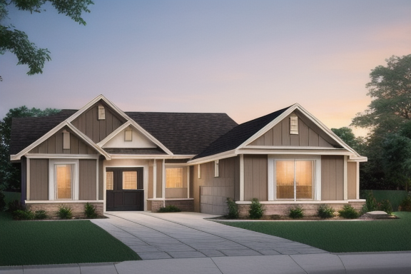 Family in front of newly constructed home